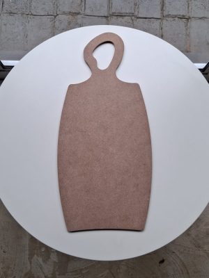 small charcuterie board router template w/organic handle