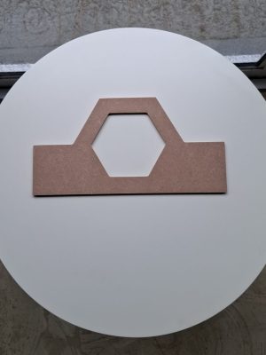 honeycomb handle router template