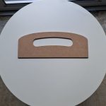 half round handle router template