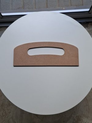 half round handle router template